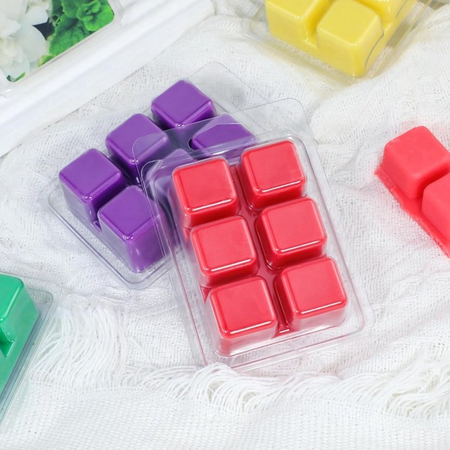 100 PCS Wax Melt Molds Wax Melt Containers Wax Melt Clamshells